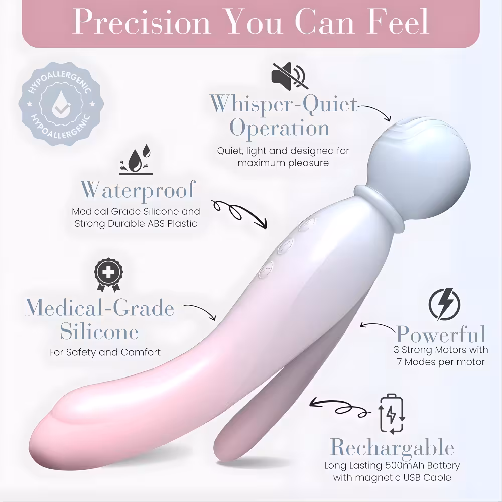 MYLO 3-in-1 Body Wand Massager Air image 3