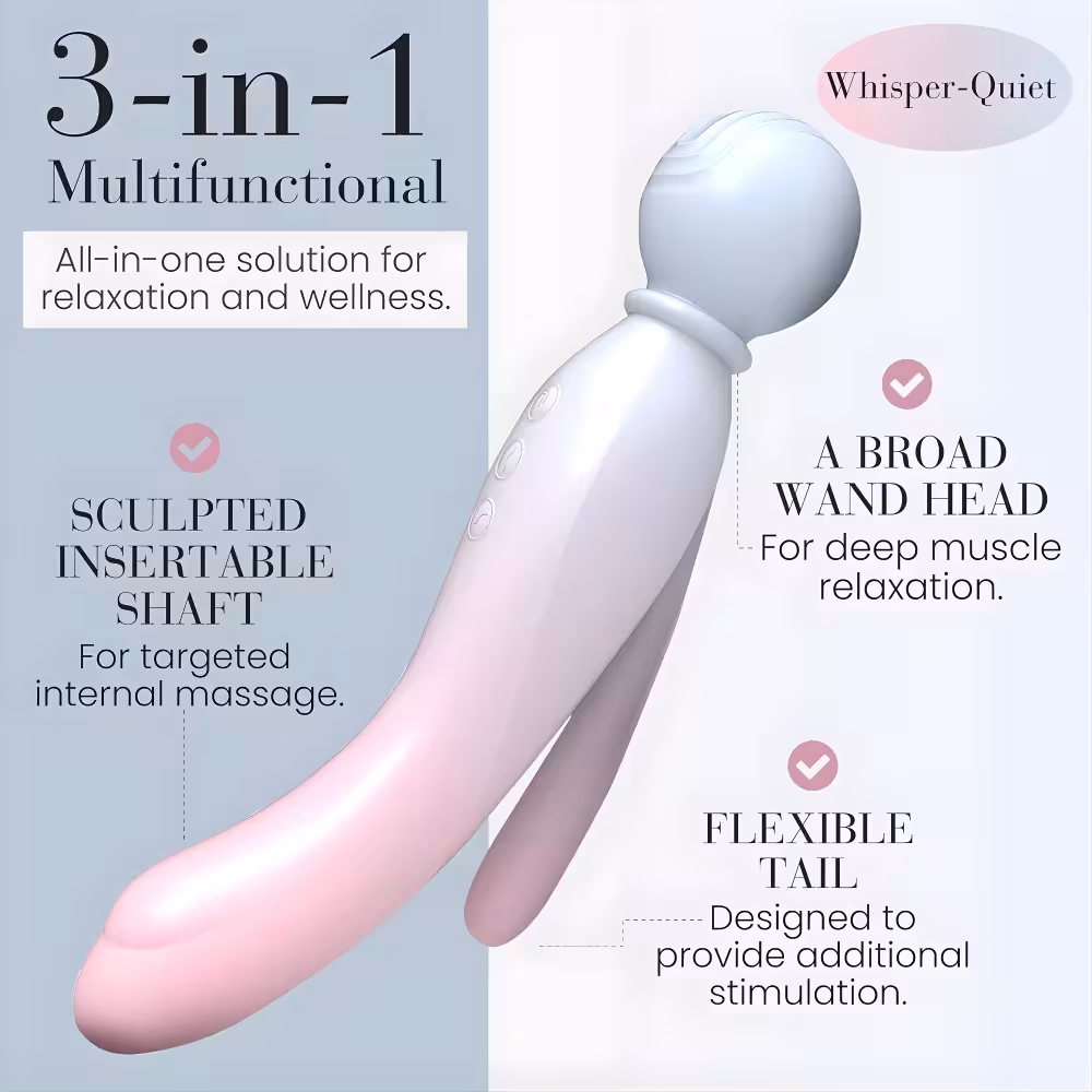 MYLO 3-in-1 Body Wand Massager Air image 4