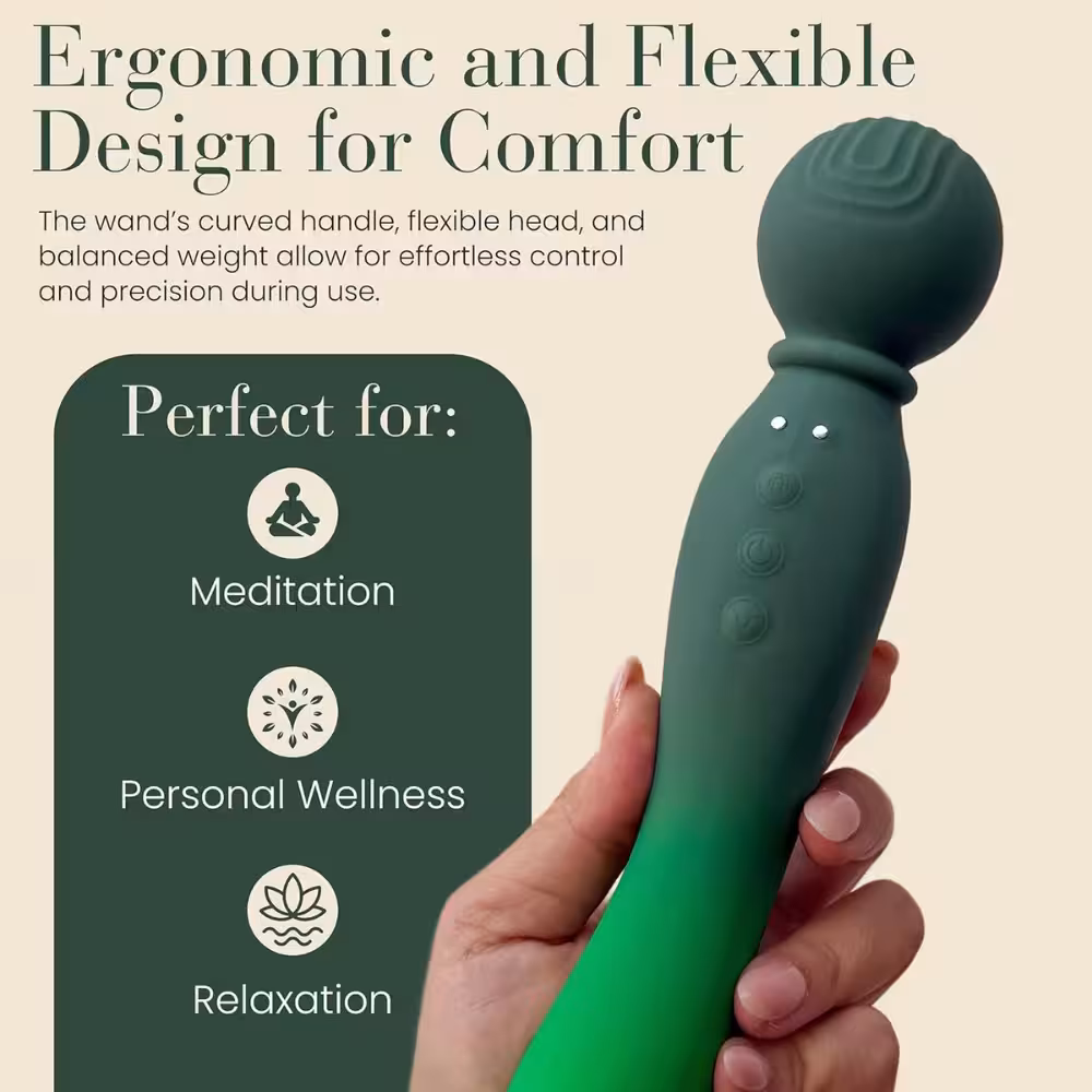 MYLO 3-in-1 Body Wand Massager Earth image 4