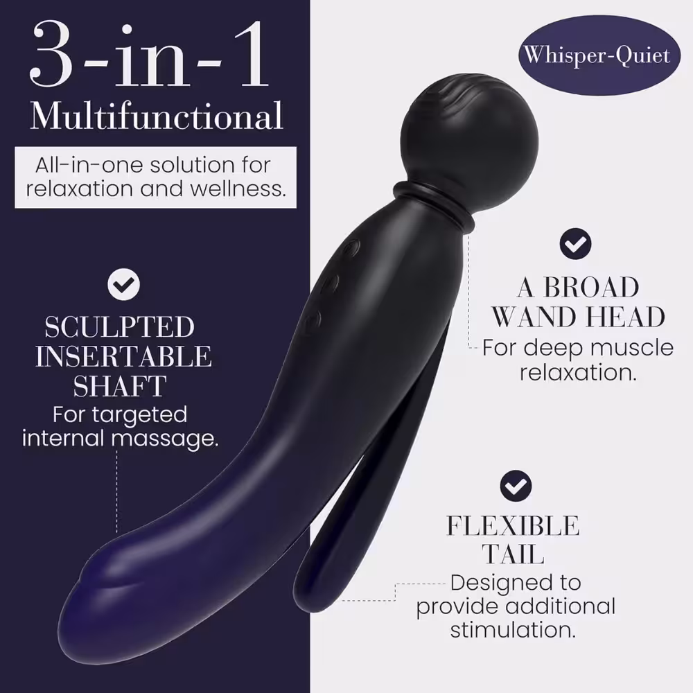 MYLO 3-in-1 Body Wand Massager Spirit image 2