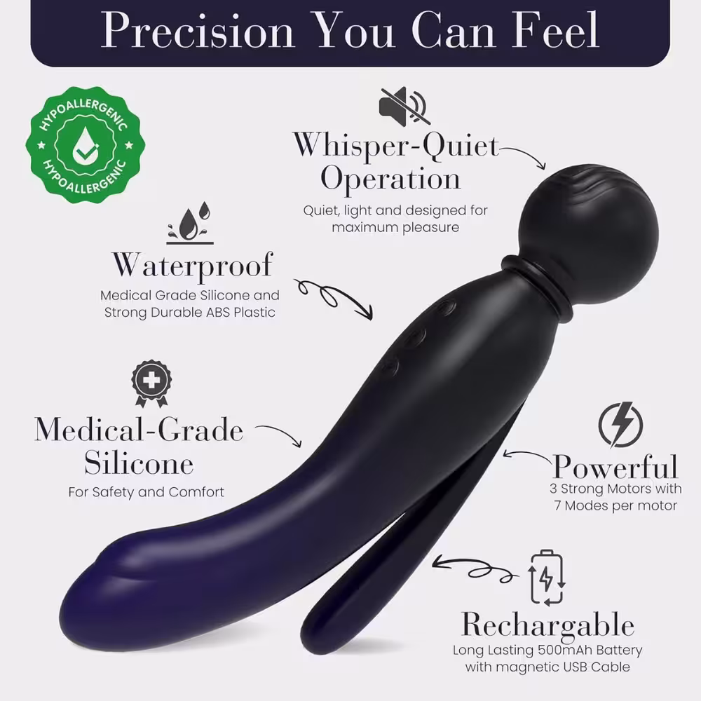 MYLO 3-in-1 Body Wand Massager Spirit image 3