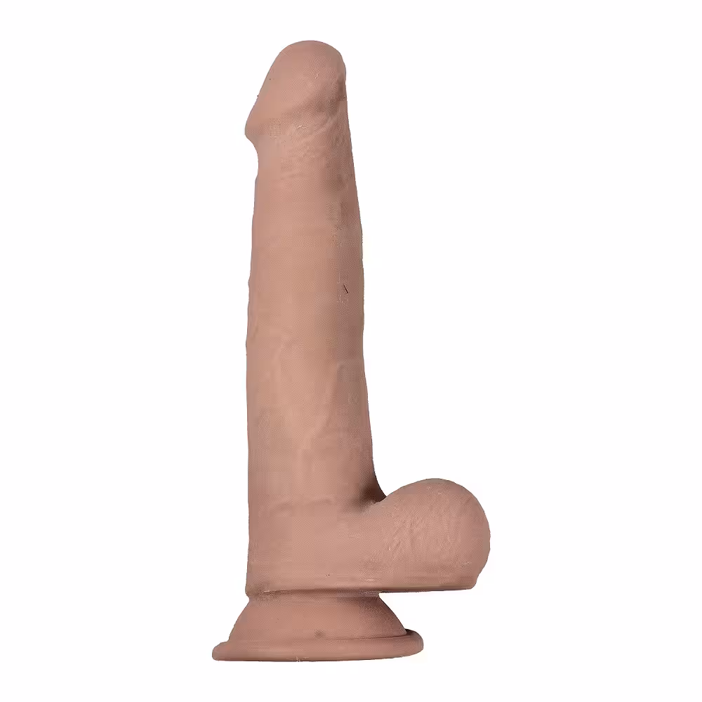 RealCocks Dual Layer Bendable Dildo 7.5 Inch Vanilla image 3