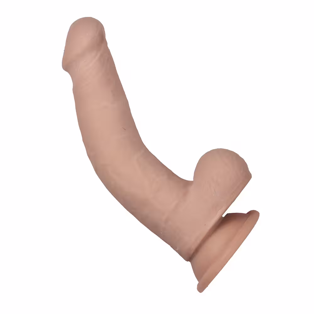 RealCocks Dual Layer Bendable Dildo 7.5 Inch Vanilla image 4