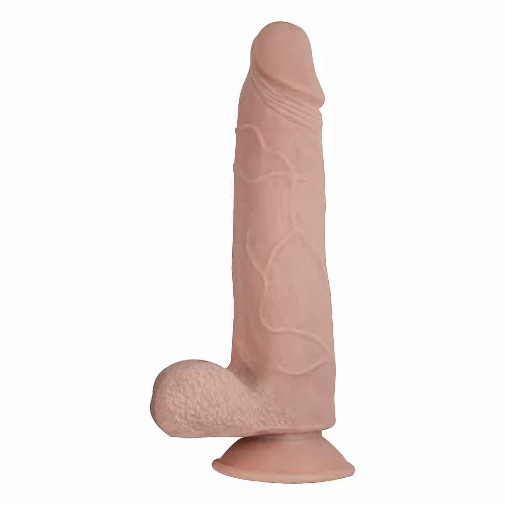 RealCocks Dual Layer Bendable Dildo 8 Inch Vanilla image 2