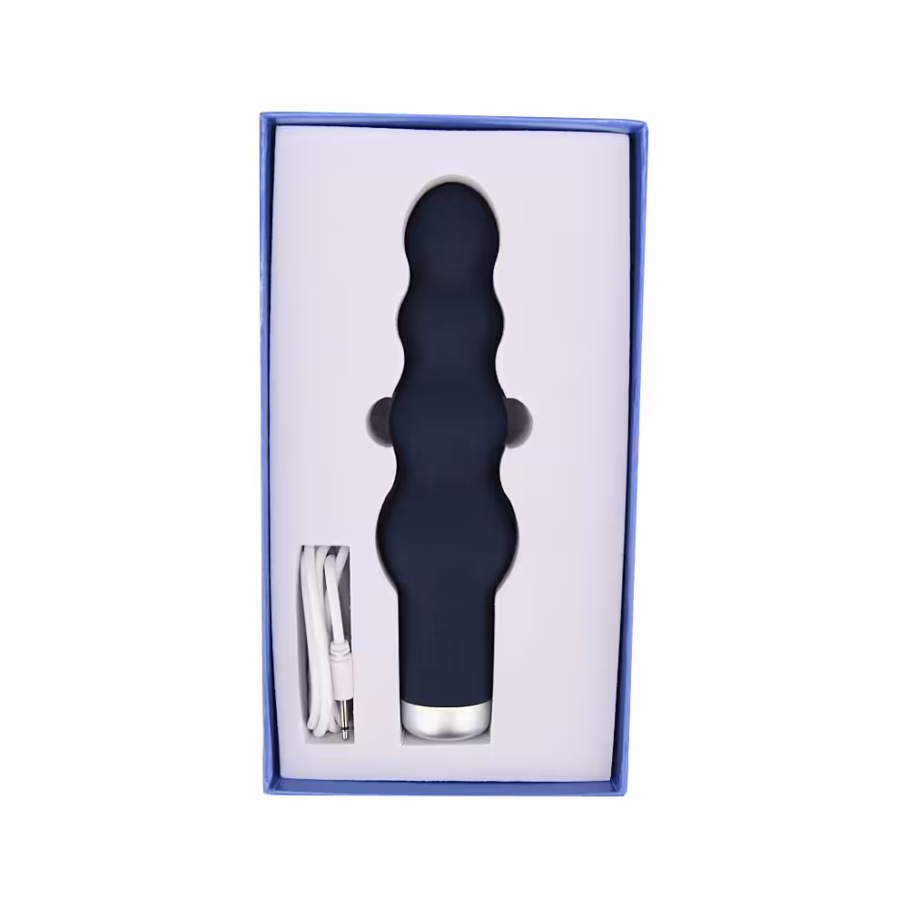 Nauti Silicone Ribbed Vibrator image 4