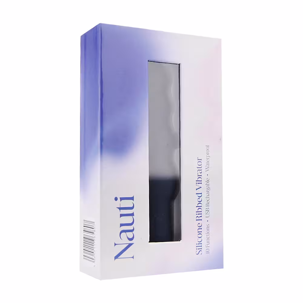 Nauti Silicone Ribbed Vibrator image 6