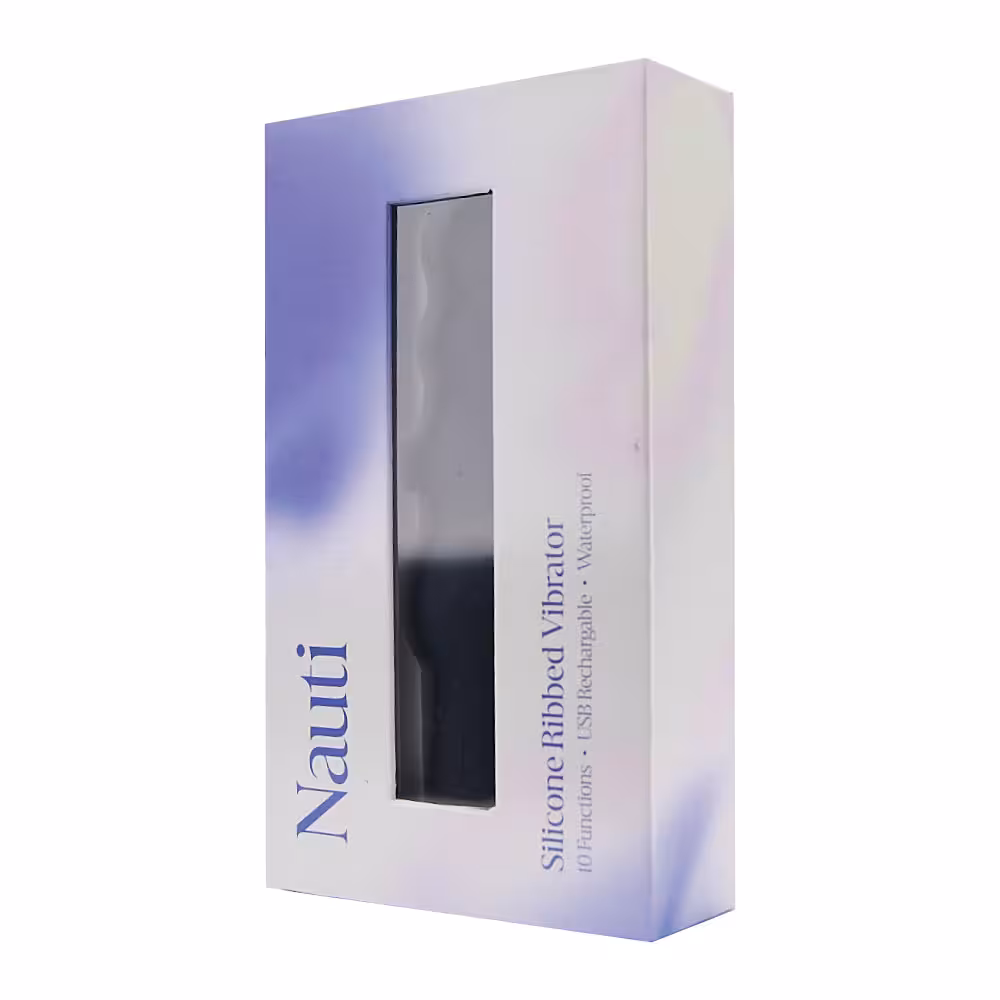 Nauti Silicone Ribbed Vibrator image 7