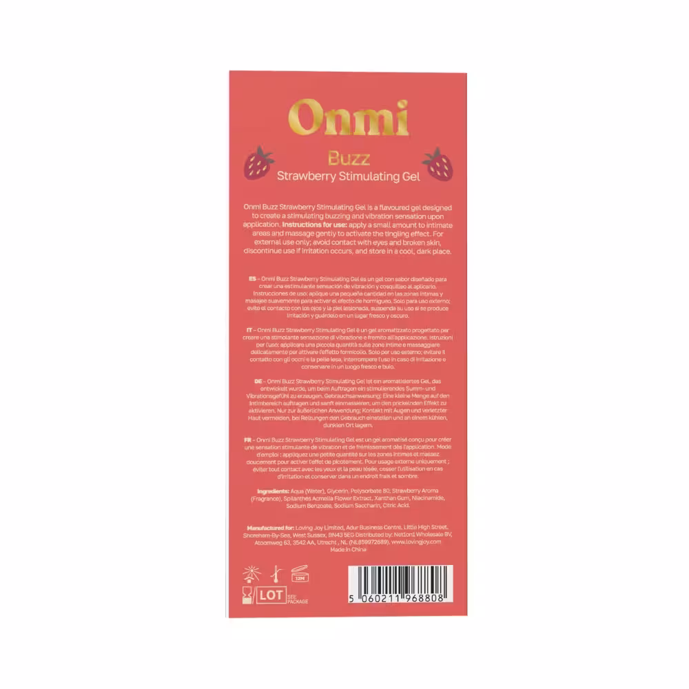 Onmi Buzz Strawberry Liquid Vibrator image 4