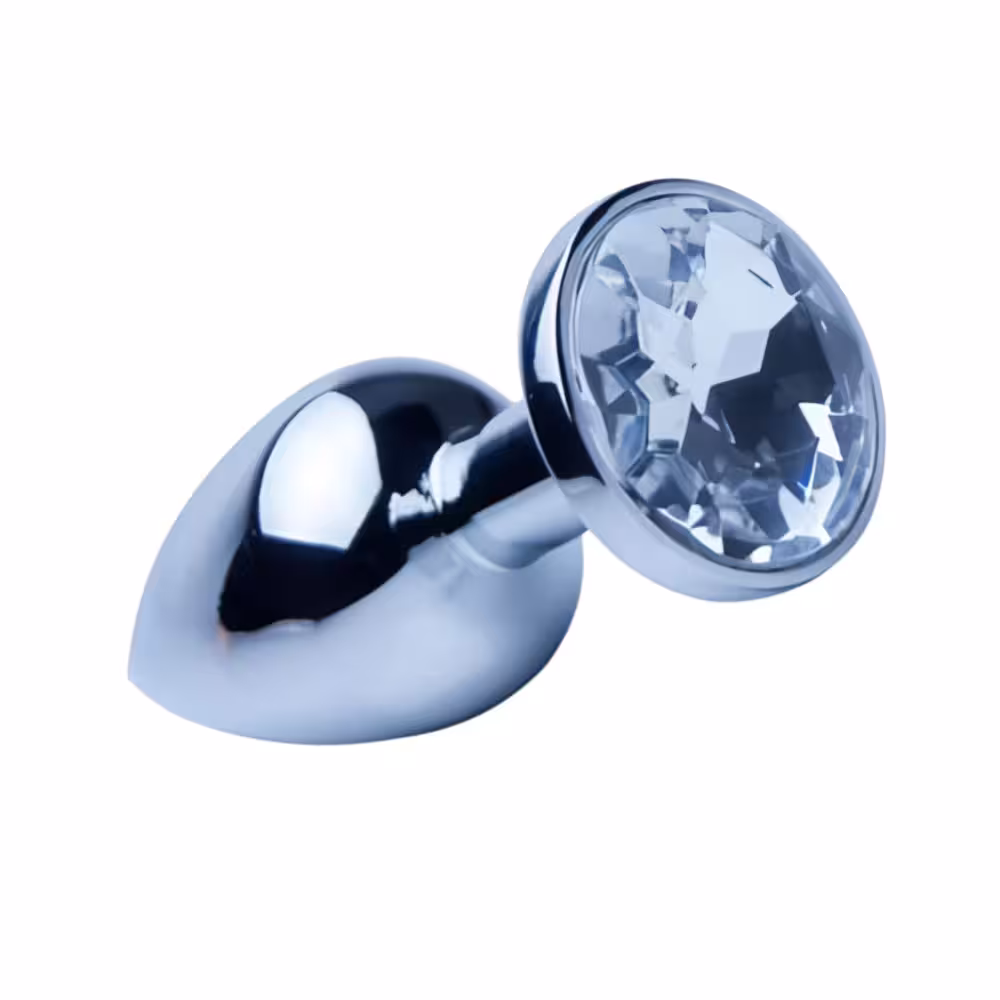 Precious Metals Silver Butt Plug-Large image 3