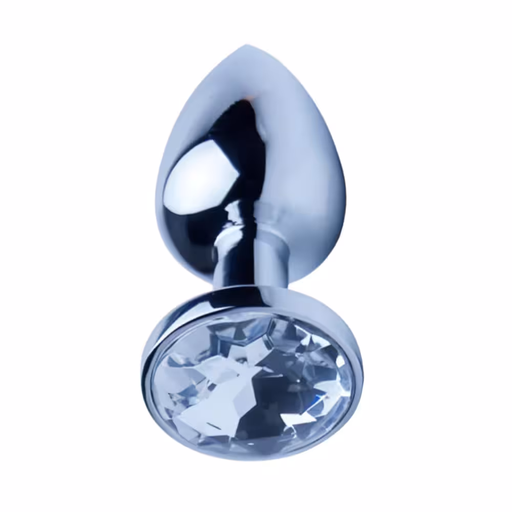Precious Metals Silver Butt Plug-Small image 3