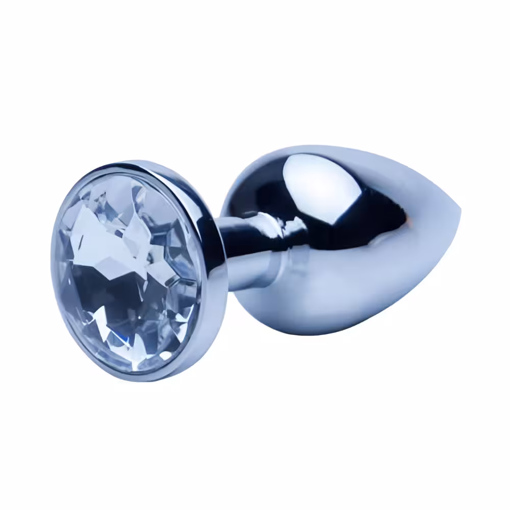 Precious Metals Silver Butt Plug-Small image 4
