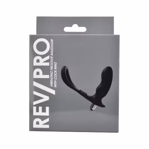 Rev-Pro Vibrating Prostate Massager with Cock Ring image 3