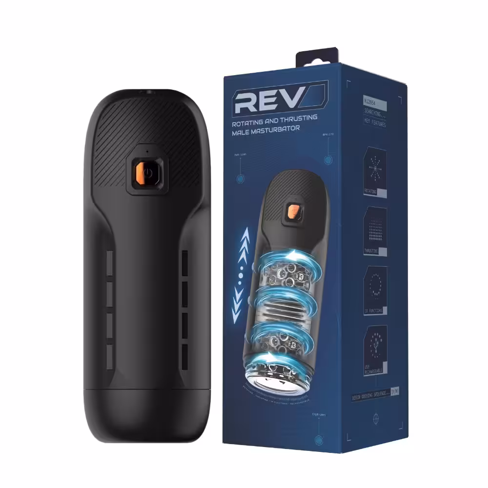 Rev Rotating and Thrusting Male Masturbator image 4
