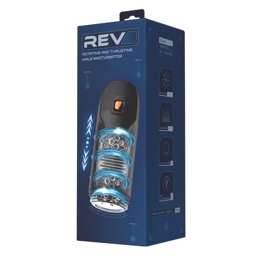 Rev Rotating and Thrusting Male Masturbator image 5