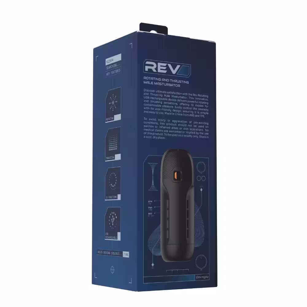 Rev Rotating and Thrusting Male Masturbator image 7