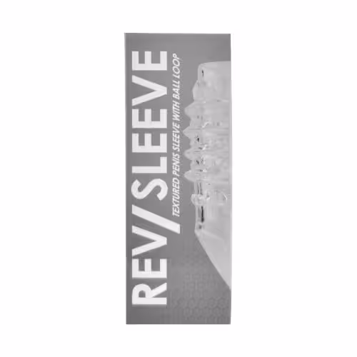 Rev-Sleeves Textured Penis Sleeve with Ball Loop image 5