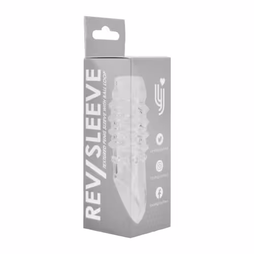 Rev-Sleeves Textured Penis Sleeve with Ball Loop image 6