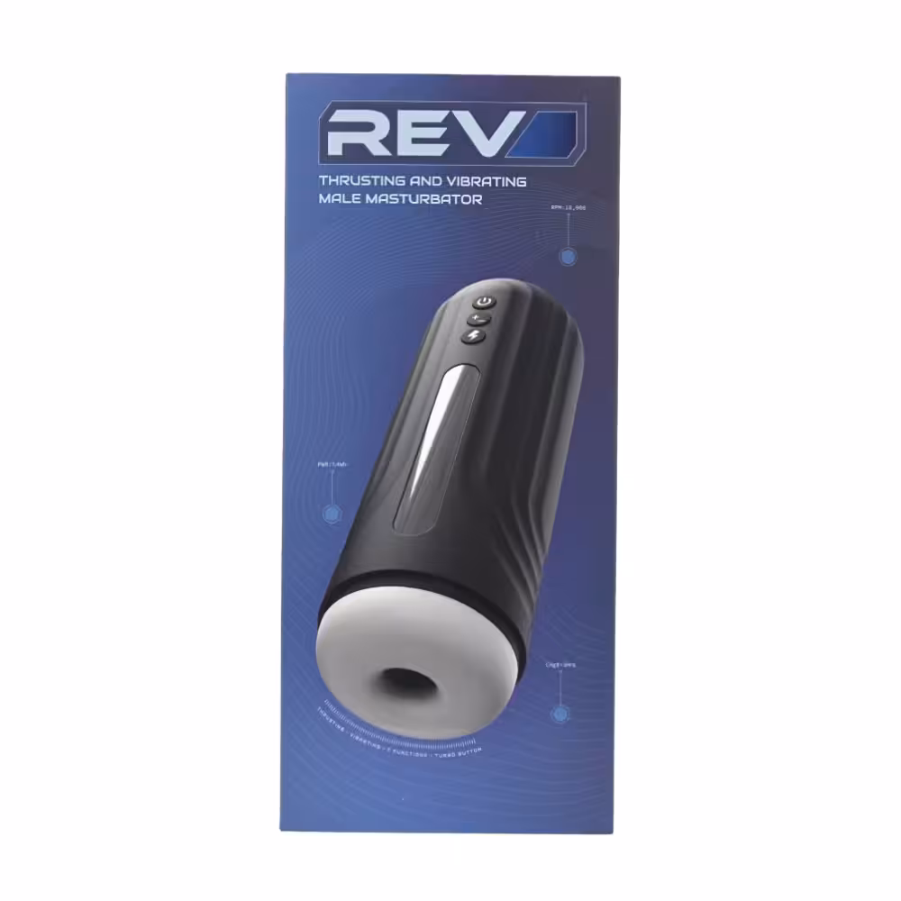 Rev Thrusting and Vibrating Male Masturbator image 8