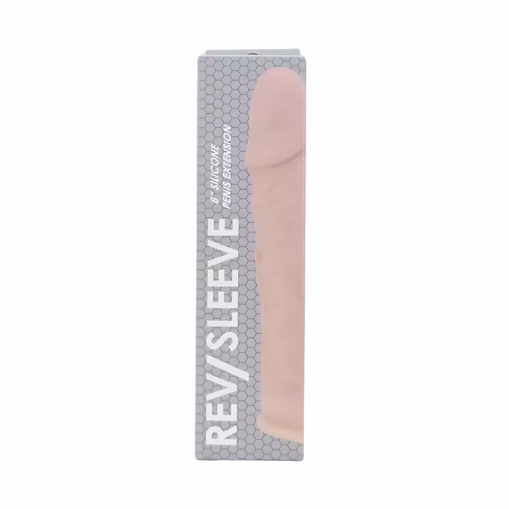 Rev-Sleeves 8 Inch Realistic Silicone Penis Extension Sleeve image 5