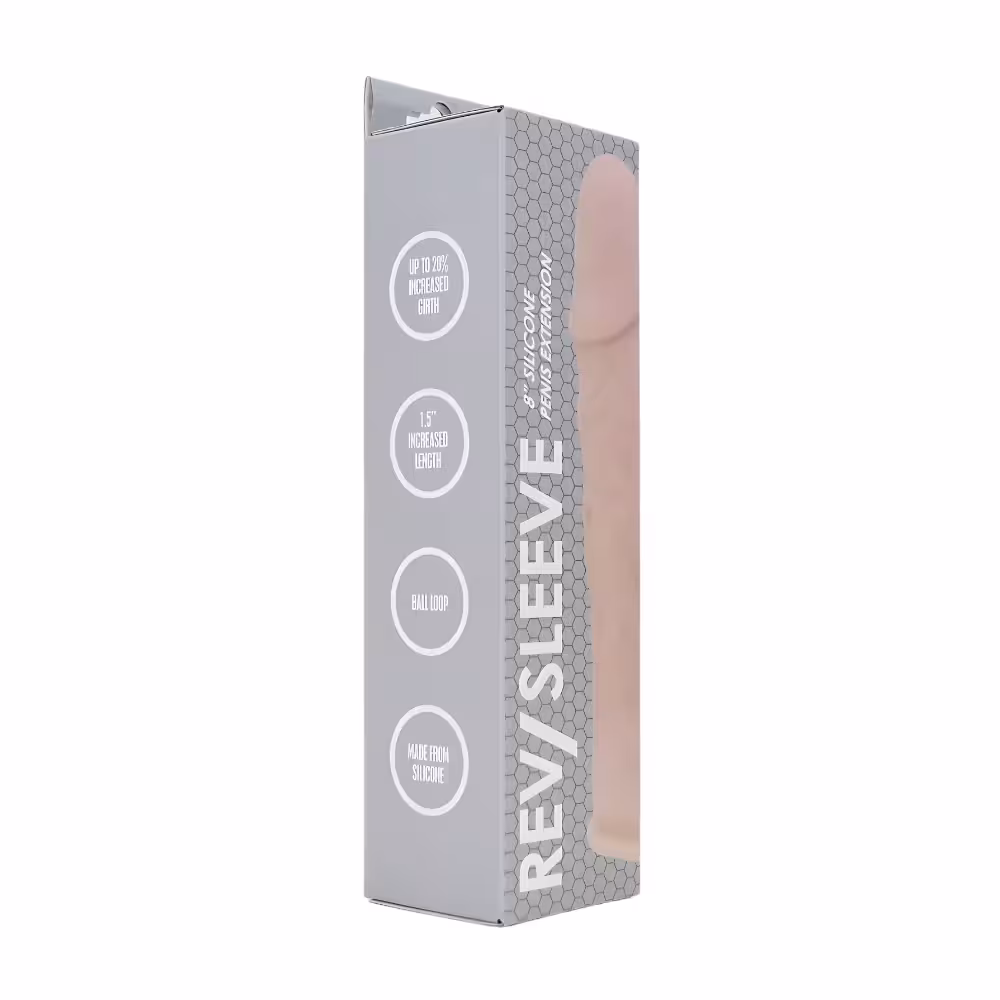 Rev-Sleeves 8 Inch Realistic Silicone Penis Extension Sleeve image 6