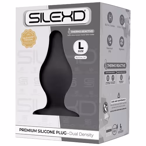 SilexD Dual Density Tapered Silicone Butt Plug Large image 2