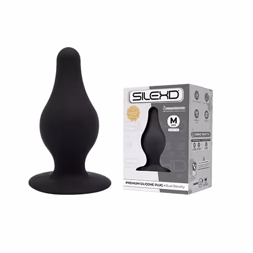 SilexD Dual Density Tapered Silicone Butt Plug Medium image 2