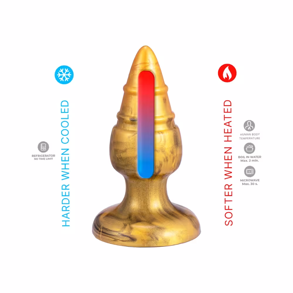 SilexD Fantasy Collection Goldy Butt Plug Medium image 4