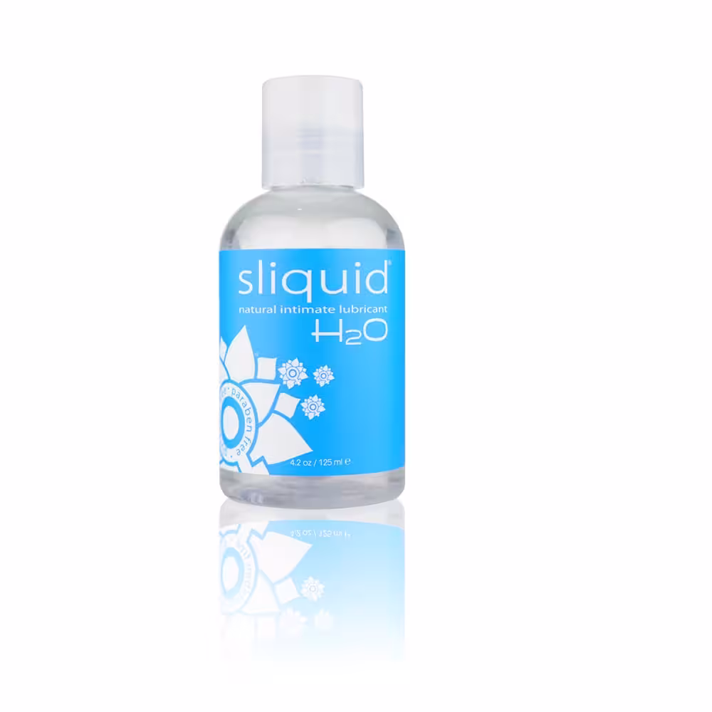 Sliquid Naturals H20 Waterbased Lubricant-125ml image 2