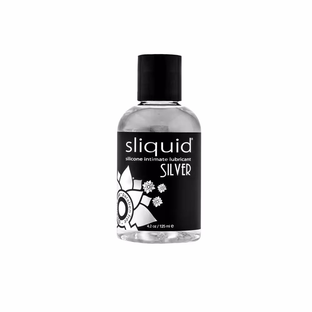 Sliquid Naturals Silver Silicone Lubricant-125ml