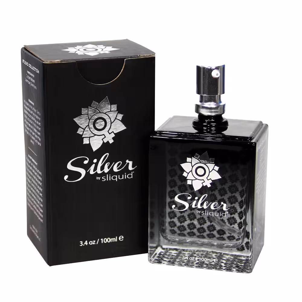 Sliquid Naturals Silver Studio Collection Silicone Lubricant-100ml image 2