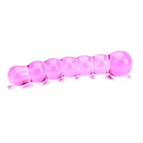 Spectrum Ribbed Glass Dildo image 3
