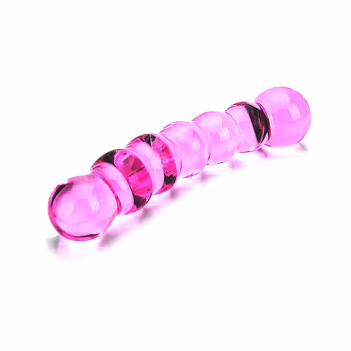 Spectrum Ribbed Glass Dildo image 6