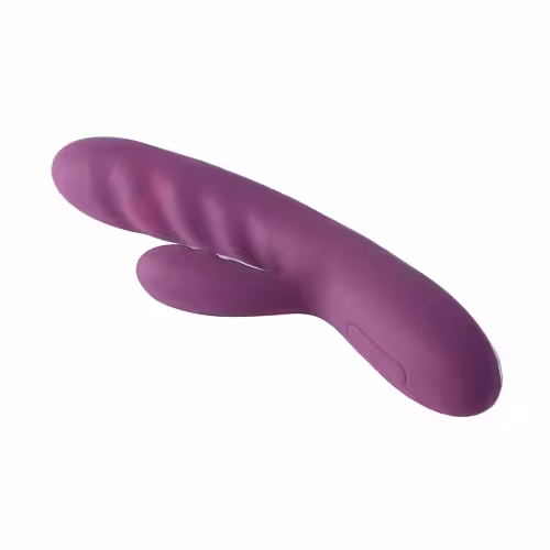 Svakom Avery Thrusting Vibrator with Clitoral Stimulator image 3