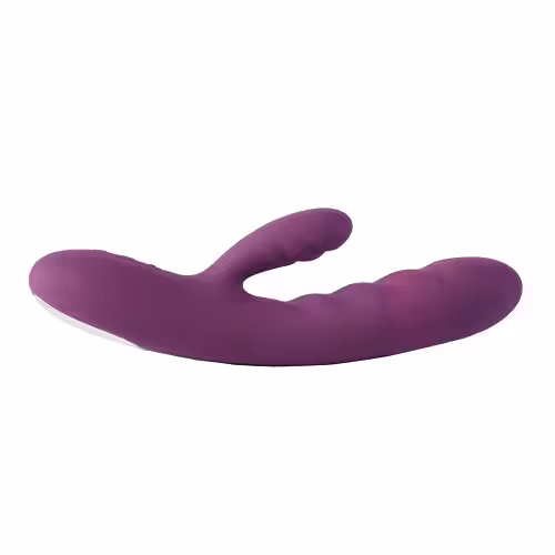 Svakom Avery Thrusting Vibrator with Clitoral Stimulator image 4