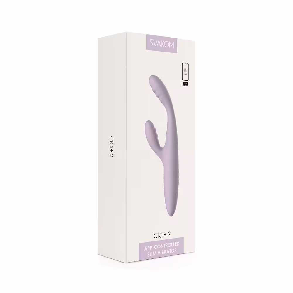Svakom Cici+ 2 App Controlled Slim Rabbit Vibrator image 8
