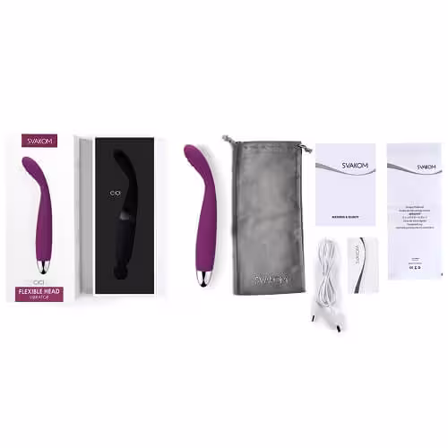 Svakom Cici Flexible Head Vibrator Violet image 2