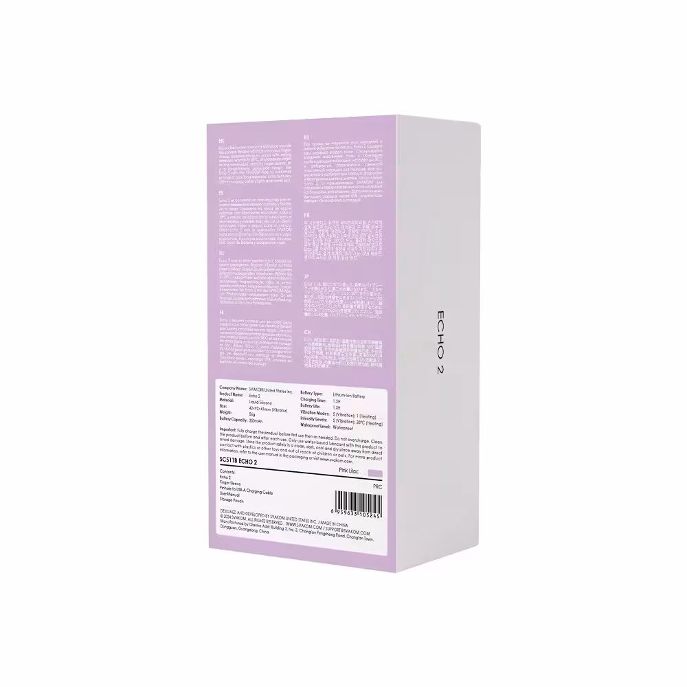 Svakom Echo 2 Finger Vibrator Lilac image 8