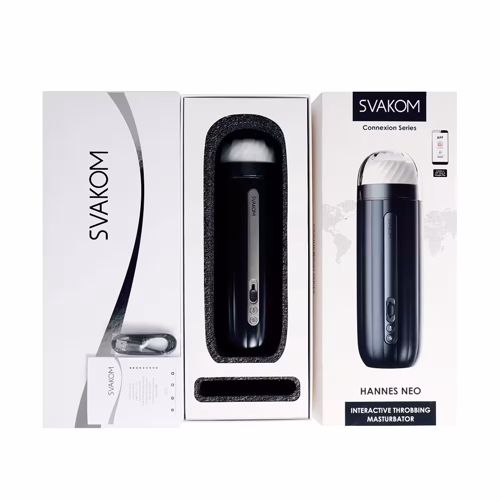 Svakom Hannes Neo Heat Vibrating Male Masturbator image 4