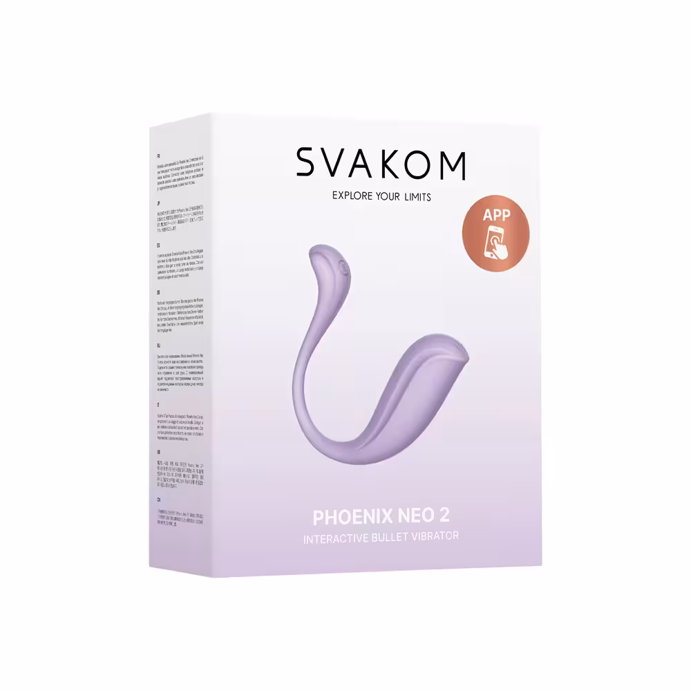 Svakom Phoenix Neo 2 Interactive App Controlled Vibrator Lilac image 5
