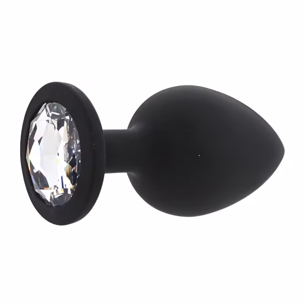 Toosh Black Silicone Butt Plug Large image 3