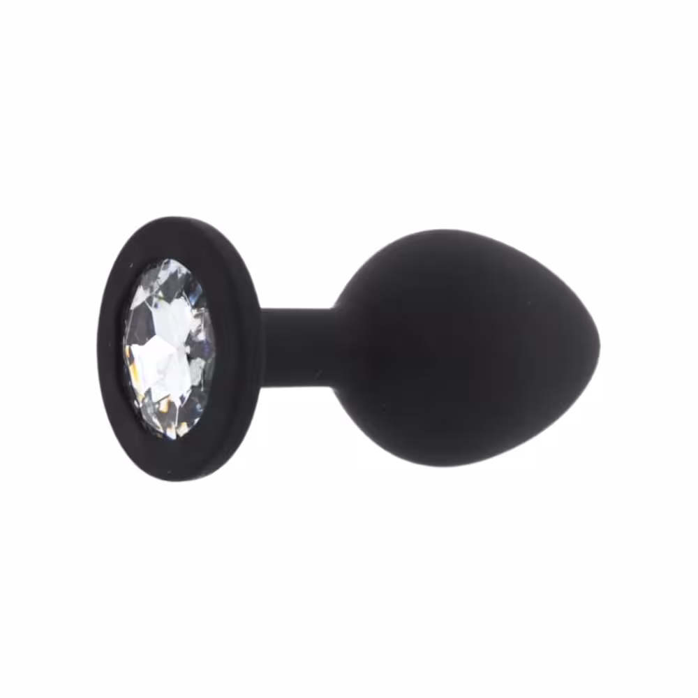 Toosh Black Silicone Butt Plug Medium image 3