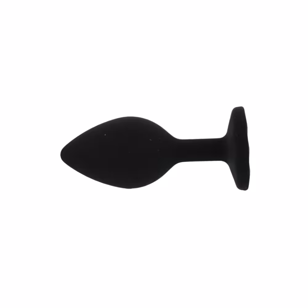 Toosh Black Silicone Butt Plug Small image 2
