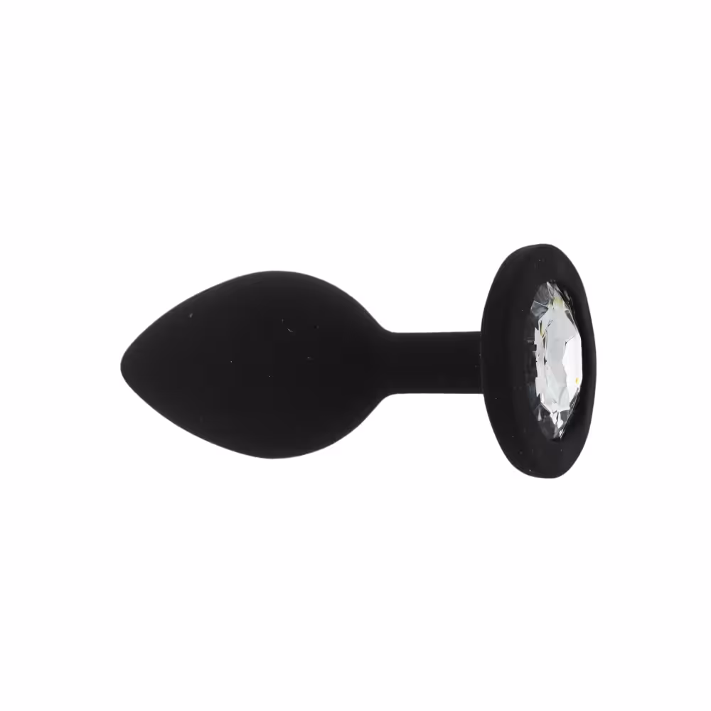 Toosh Black Silicone Butt Plug Small image 3