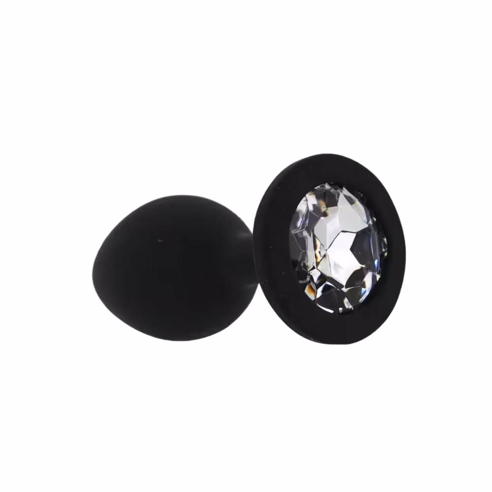 Toosh Black Silicone Butt Plug Small image 4