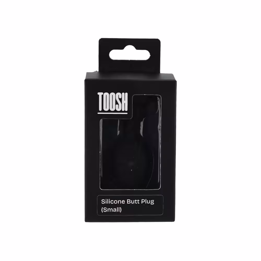 Toosh Black Silicone Butt Plug Small image 7