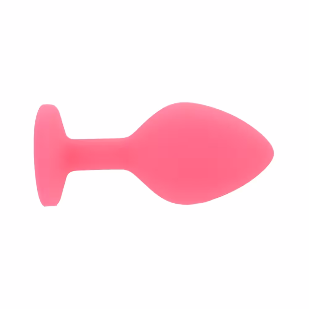 Toosh Pink Silicone Butt Plug Medium image 2