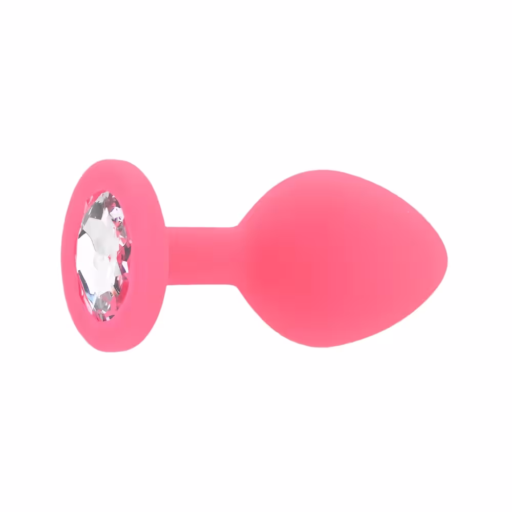 Toosh Pink Silicone Butt Plug Medium image 3