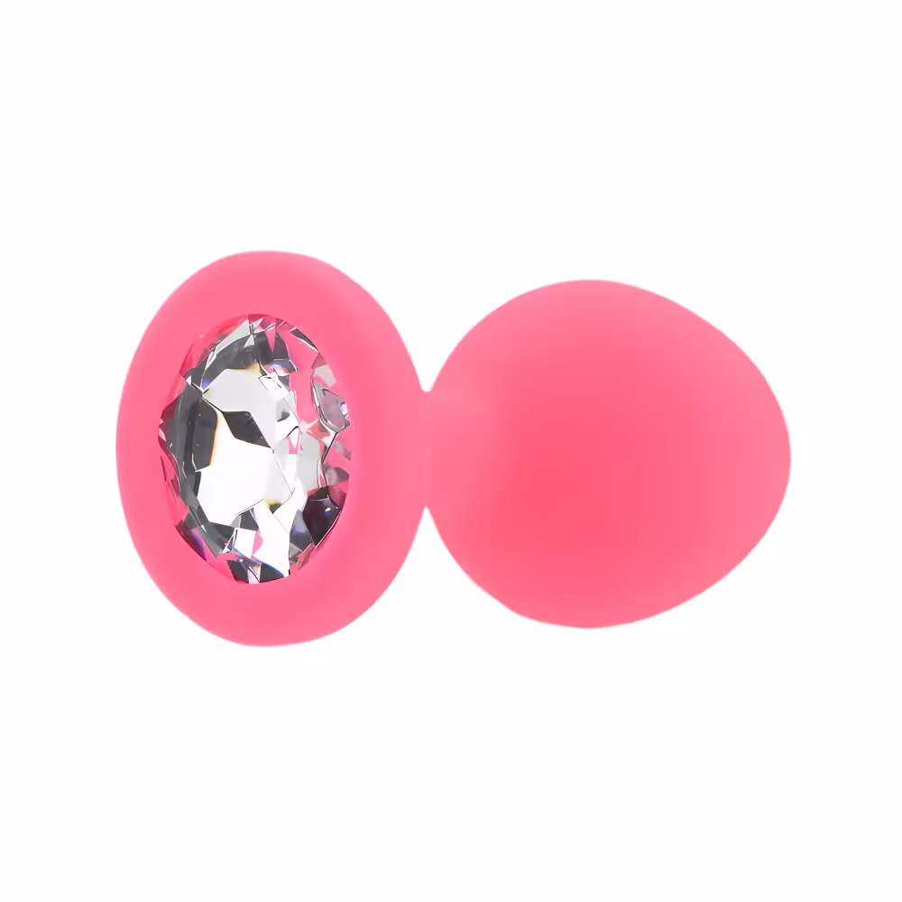 Toosh Pink Silicone Butt Plug Medium image 4