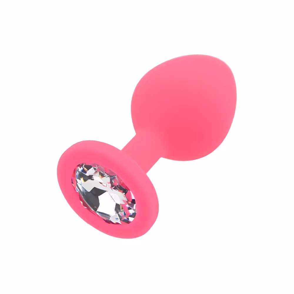 Toosh Pink Silicone Butt Plug Medium image 5