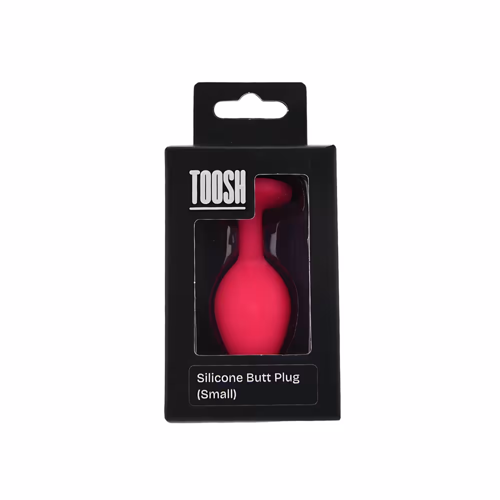 Toosh Pink Silicone Butt Plug Small image 8